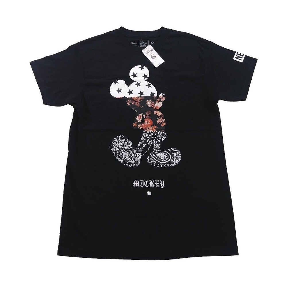 NEFF Mickey Mouse T-Shirt sz M Medium Black